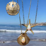 Opal Starfish Necklace Pendant Necklace Elisabeth Bell Jewelry