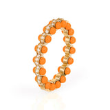 Rubidium Ring, Size One Band Ring Latelier Nawbar Orange Rubidium
