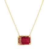 Willow Pink Tourmaline Necklace Pendant Necklace Elisabeth Bell Jewelry