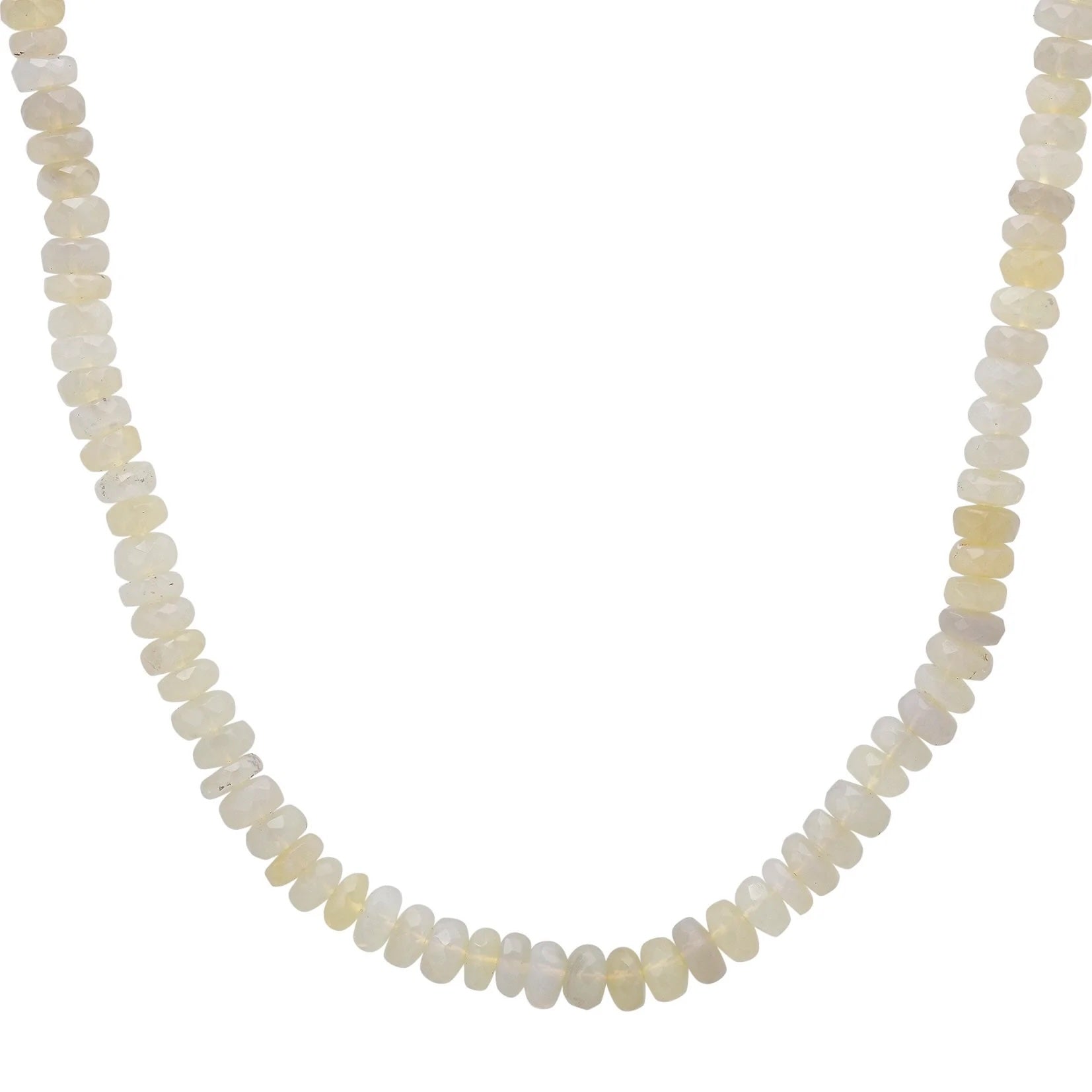 AU Opal Beaded Necklace Beaded Necklace Elisabeth Bell Jewelry Iridescent Opal