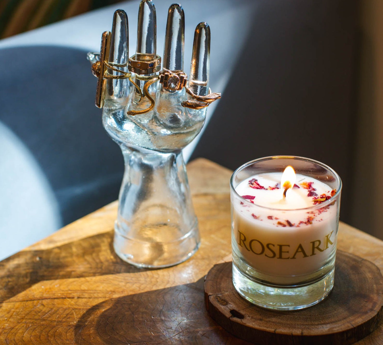 Roseark Candle, 7oz. Candles Roseark