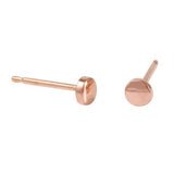 Full Moon Stud Stud Earrings Jaine K Designs Pair