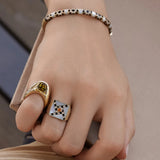 Mosaic Sadaf Rounded Bangle Bangle Zahn-Z