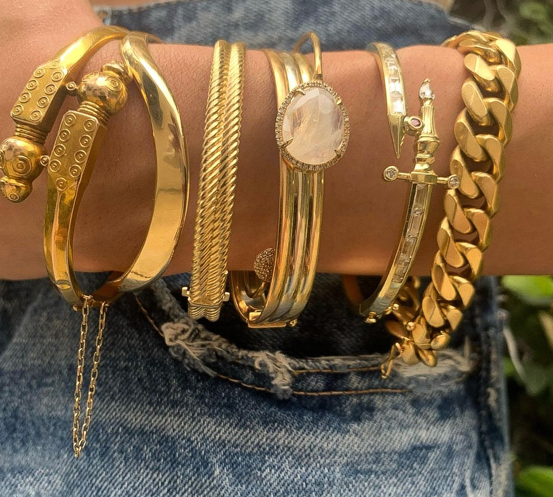 The Diamond Dagger Cuff Cuff Bracelet Roseark