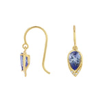 Tanzanite Dagger Earrings Drop Earrings Amy Gregg Jewelry   