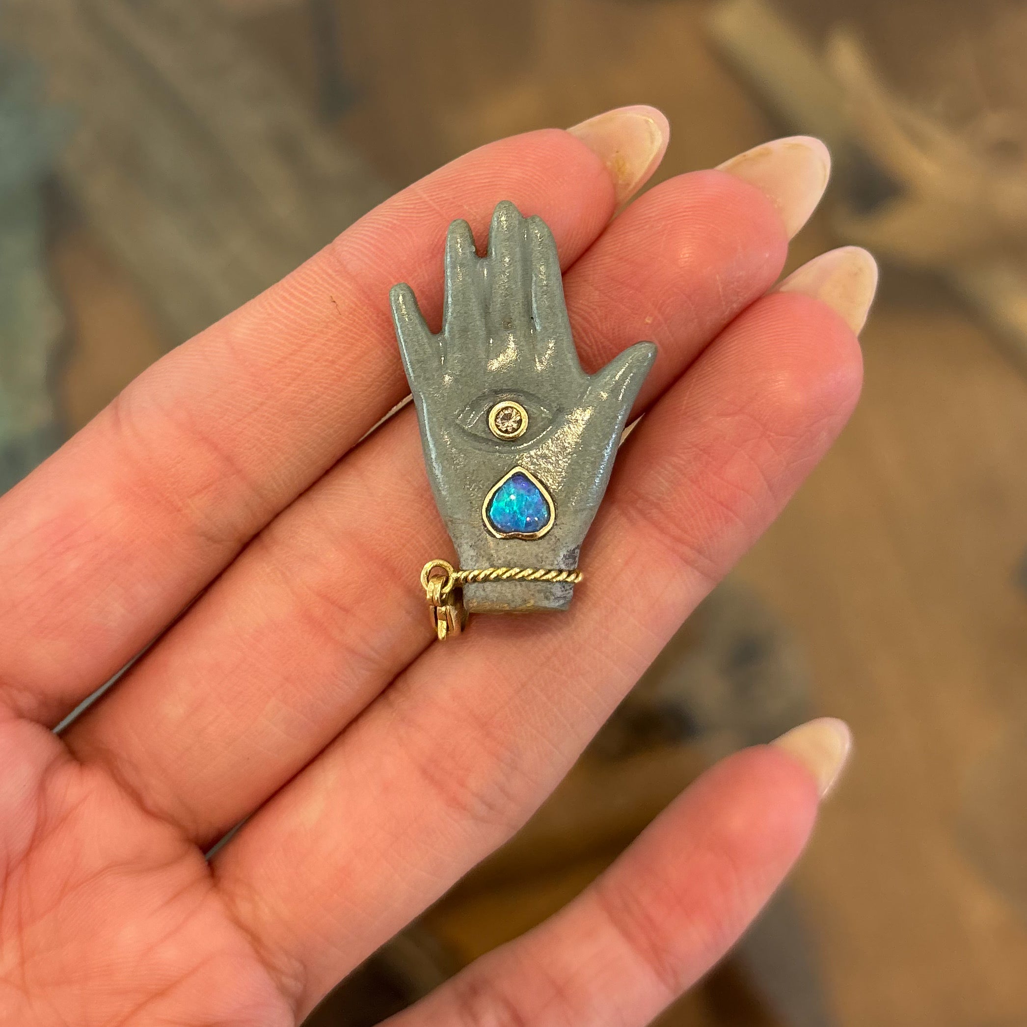 Porcelain Hand Pendant Pendant Guita M