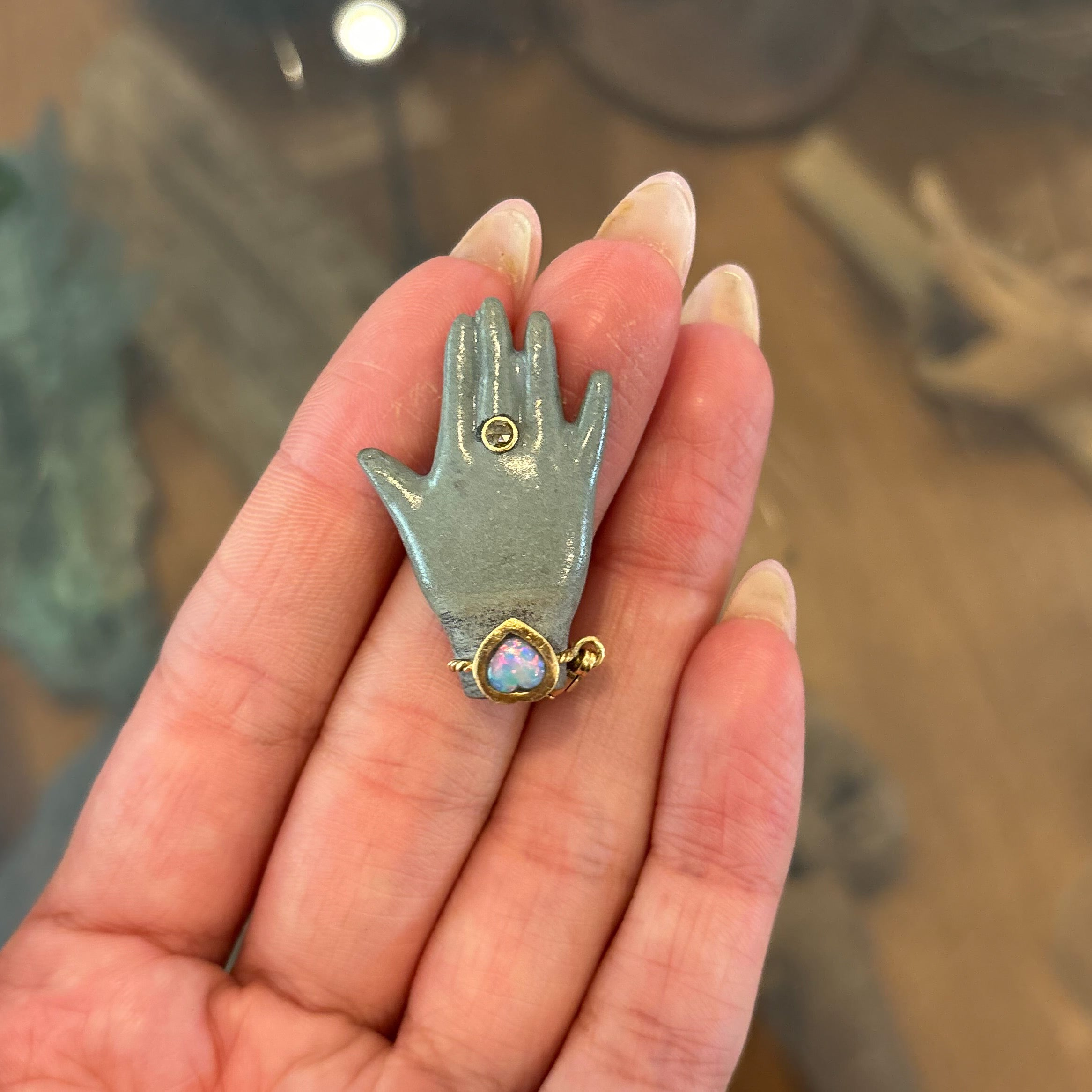 Porcelain Hand Pendant Pendant Guita M
