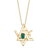 Star of David Love Necklace Pendant Perez Bitan   