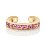 Stone Ear Cuff Ear Cuff Earring Roseark Deux Pink Sapphire