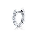 Diamond Huggie, Medium Huggie Earrings Roseark Deux Single