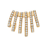 Linear Cuff Stud, Single Ear Cuff Earring Roseark Deux