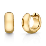 Mini Gold Huggie Huggie Earrings Roseark Deux Pair