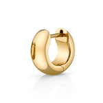 Mini Gold Huggie Huggie Earrings Roseark Deux Single