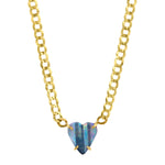 OOAK Heart Boulder Opal Necklace Pendant Necklace Jill Hoffmeister