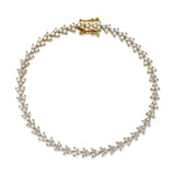 Trio Cluster Tennis Bracelet Tennis Bracelet Roseark Deux
