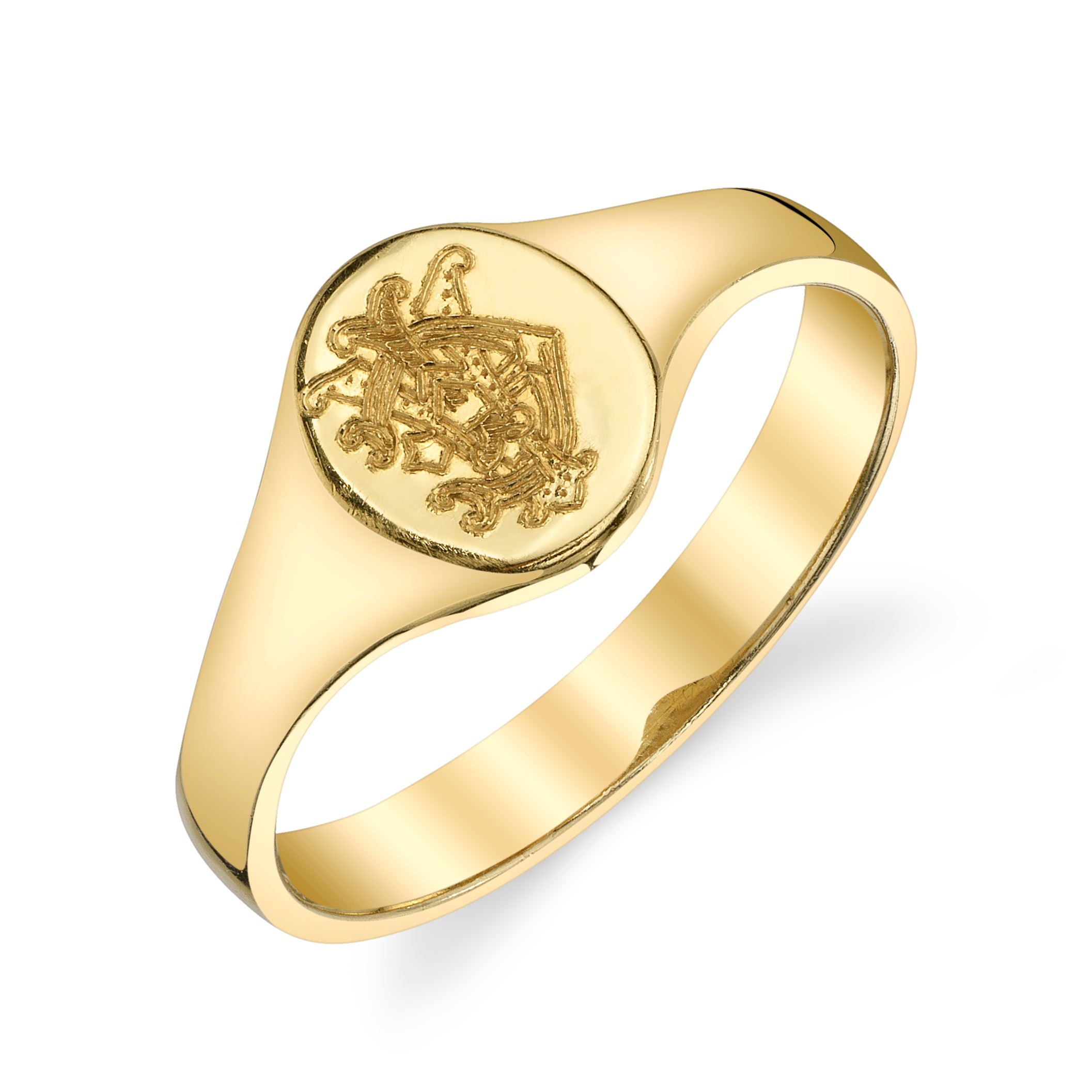 AEI Pinky Signet Ring Signet Ring Roseark Vintage
