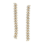 Marquise Diamond Drop Earrings Drop Earrings Roseark India