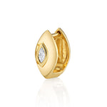 Third Eye Marquise-Diamond Stud Stud Earrings Roseark Deux Single