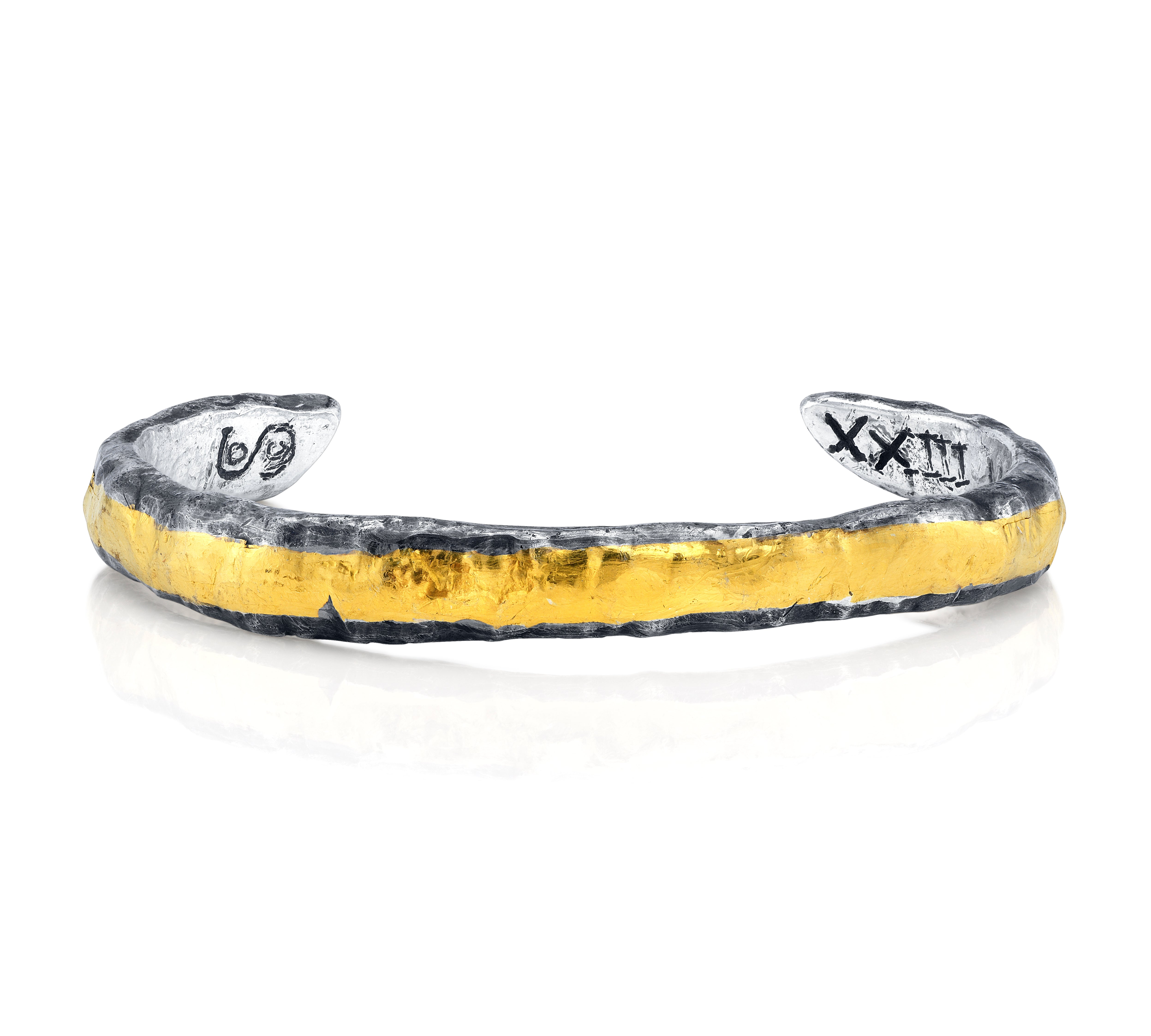 Hammered Bangle, No. 1 Bangle Stones of Character