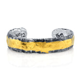 Sprinkled Diamond Bangle Cuff, No. 12 Bangle Stones of Character