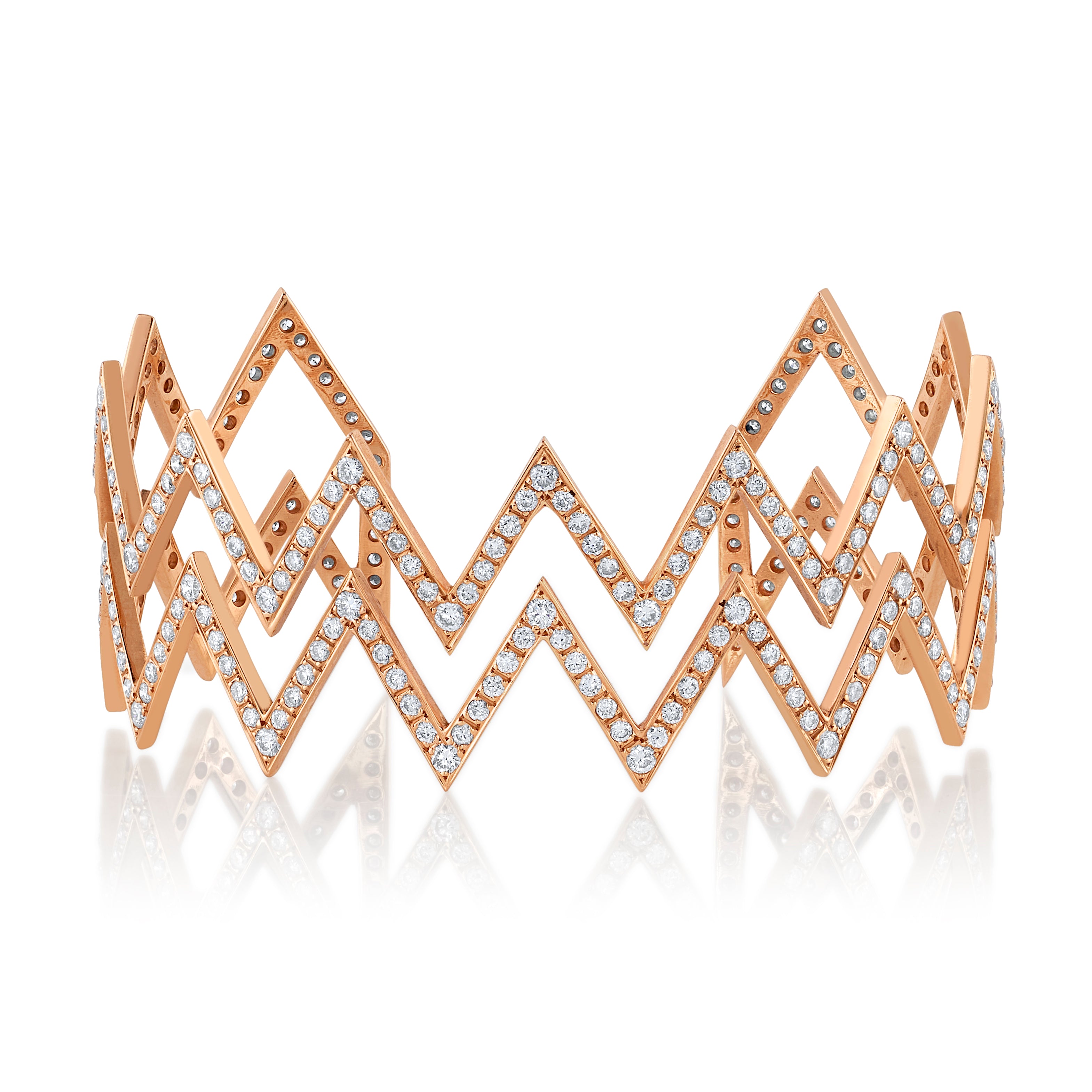 Ikat Diamond Bracelet Statement Bracelet Jagga Jewelry