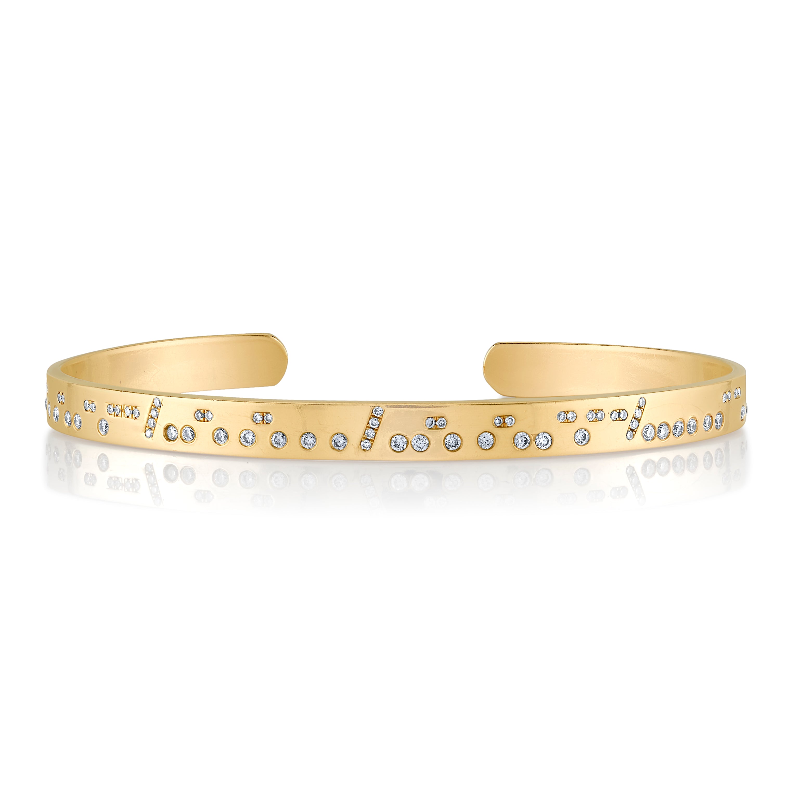 Morse Code Cuff Cuff Bracelet Jagga Jewelry