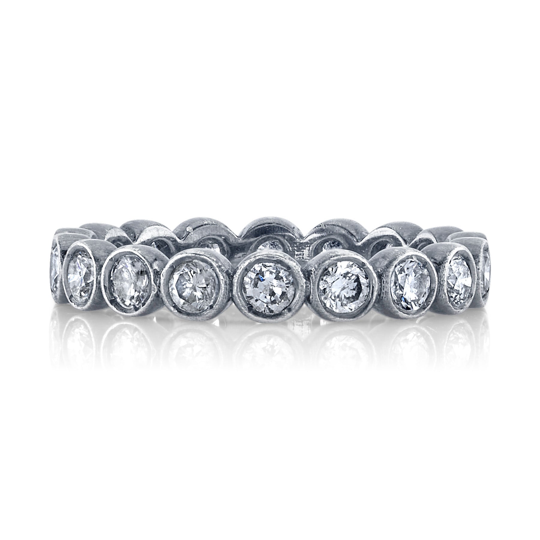 Diamond Dot Ring Stack Ring Jagga Jewelry White Gold