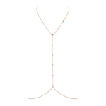 Flower Body Chain with Diamonds Body Chain Jagga Jewelry