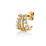 Linear Blend Ear-Cuff Stud Ear Cuff Earring Roseark Deux Single
