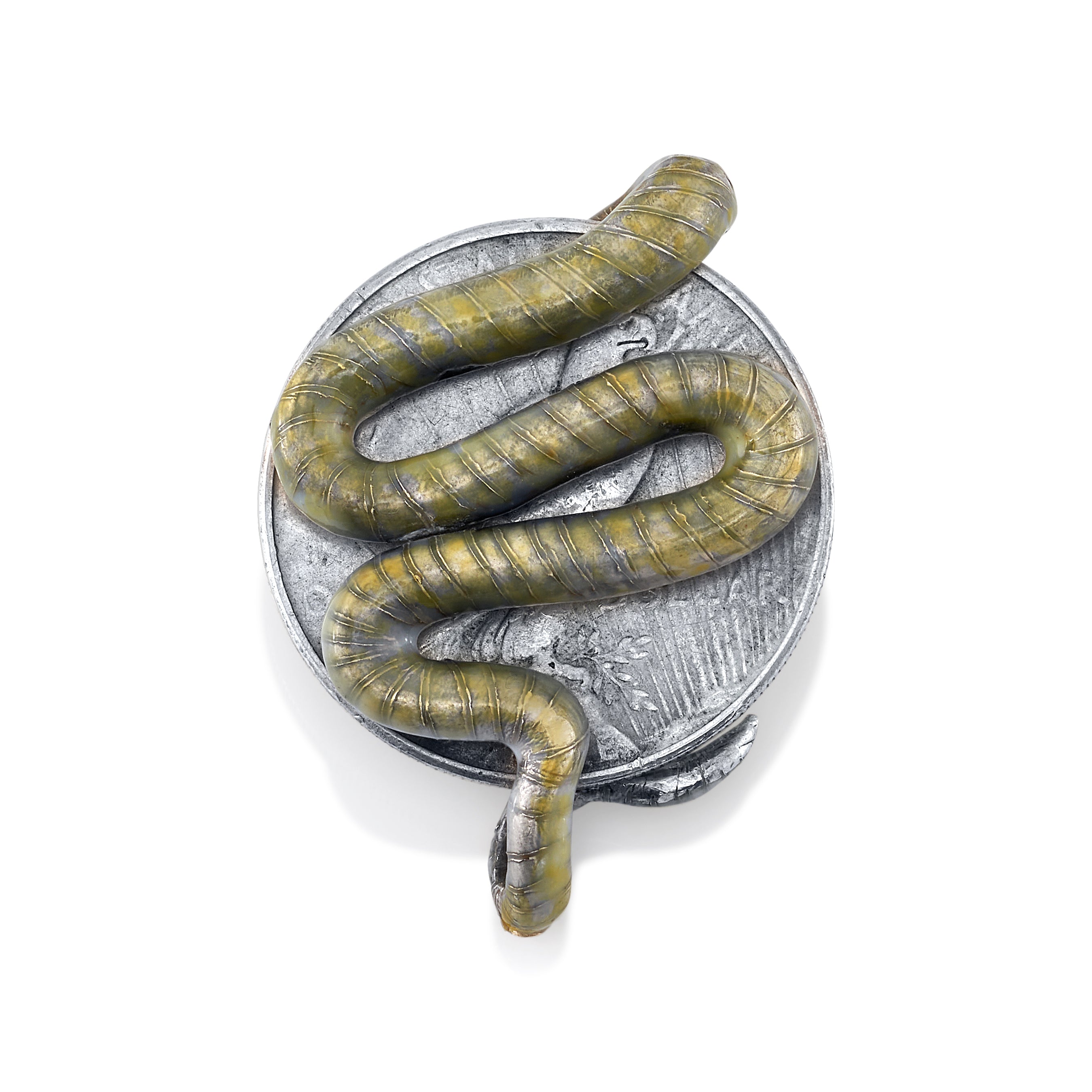 Emerald Crown and Snake Coin Pendant Pendant Stones of Character