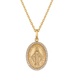 Mother Mary Protection Necklace Pendant Queen Vee   