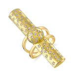 The Apollo Ring Statement Roseark Yellow Gold  