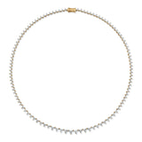 Trio Cluster Tennis Necklace Tennis Necklace Roseark Deux