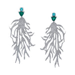 Coral Earrings Drop Earrings Karma El-Khalil   