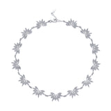 Diamond Starburst Necklace Statement Necklace Karma El-Khalil White Gold