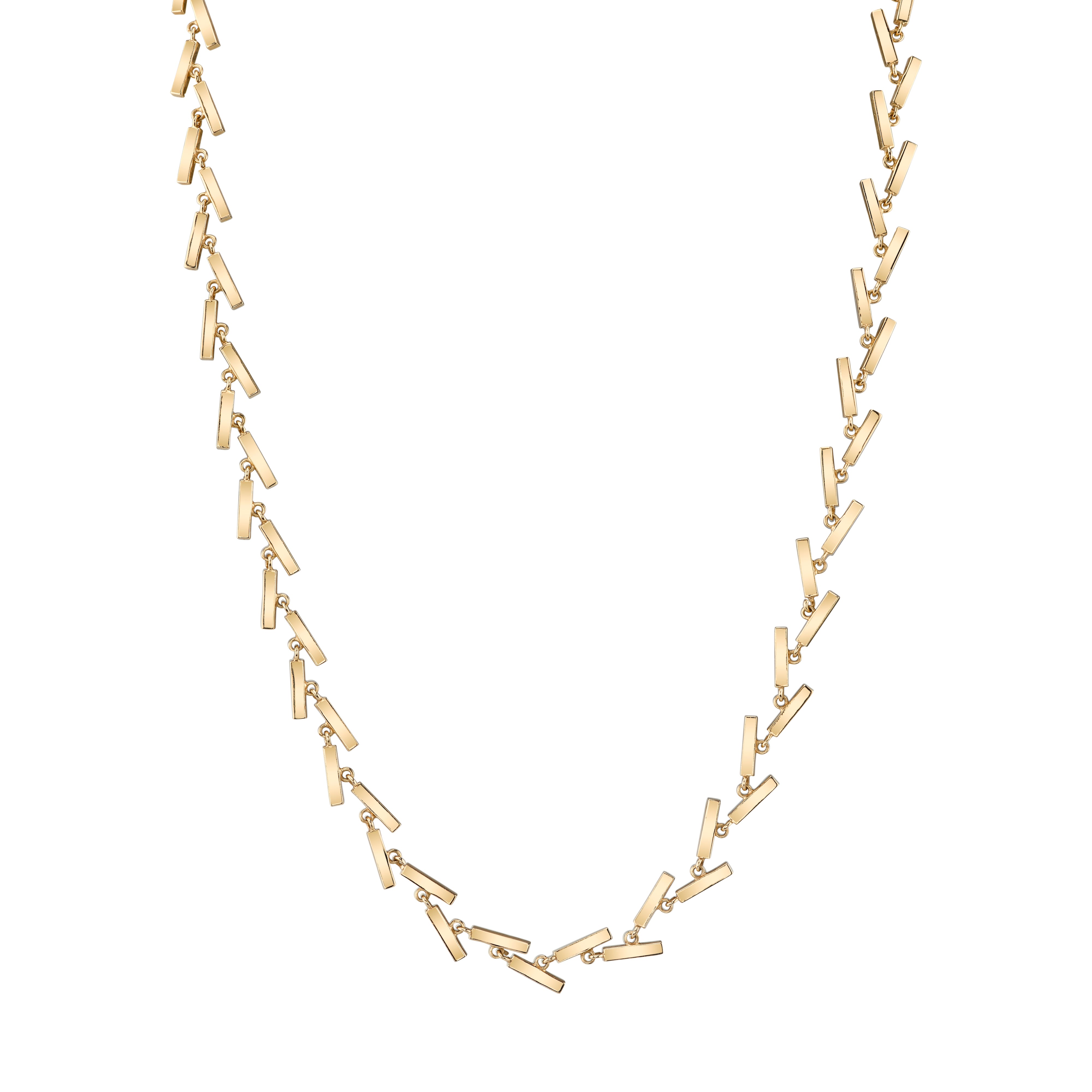 Long Fishbone Necklace Chain Necklace Karma El-Khalil