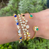 Mini Hass Lapis MOP Bangle Bangle Latelier Nawbar