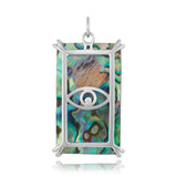 Serpent Sacred Symbol Tablet Charm Charm Maura Green