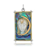 High Priestess Tarot Charm Charm Maura Green   