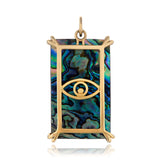 Serpent Sacred Symbol Tablet Charm Charm Maura Green