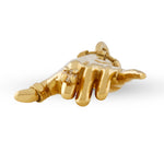 Shaka LadyFinger Charm with Diamond Charm Maura Green