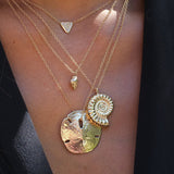 Ammonite Necklace Pendant Necklace Elisabeth Bell Jewelry