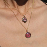 Tourmaline Eye Necklace Pendant Necklace Elisabeth Bell Jewelry