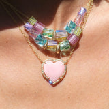 Rainbow Candy Necklace Beaded Necklace Elisabeth Bell Jewelry
