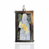 Temperance Tarot Card Charm Charm Maura Green Sterling Silver