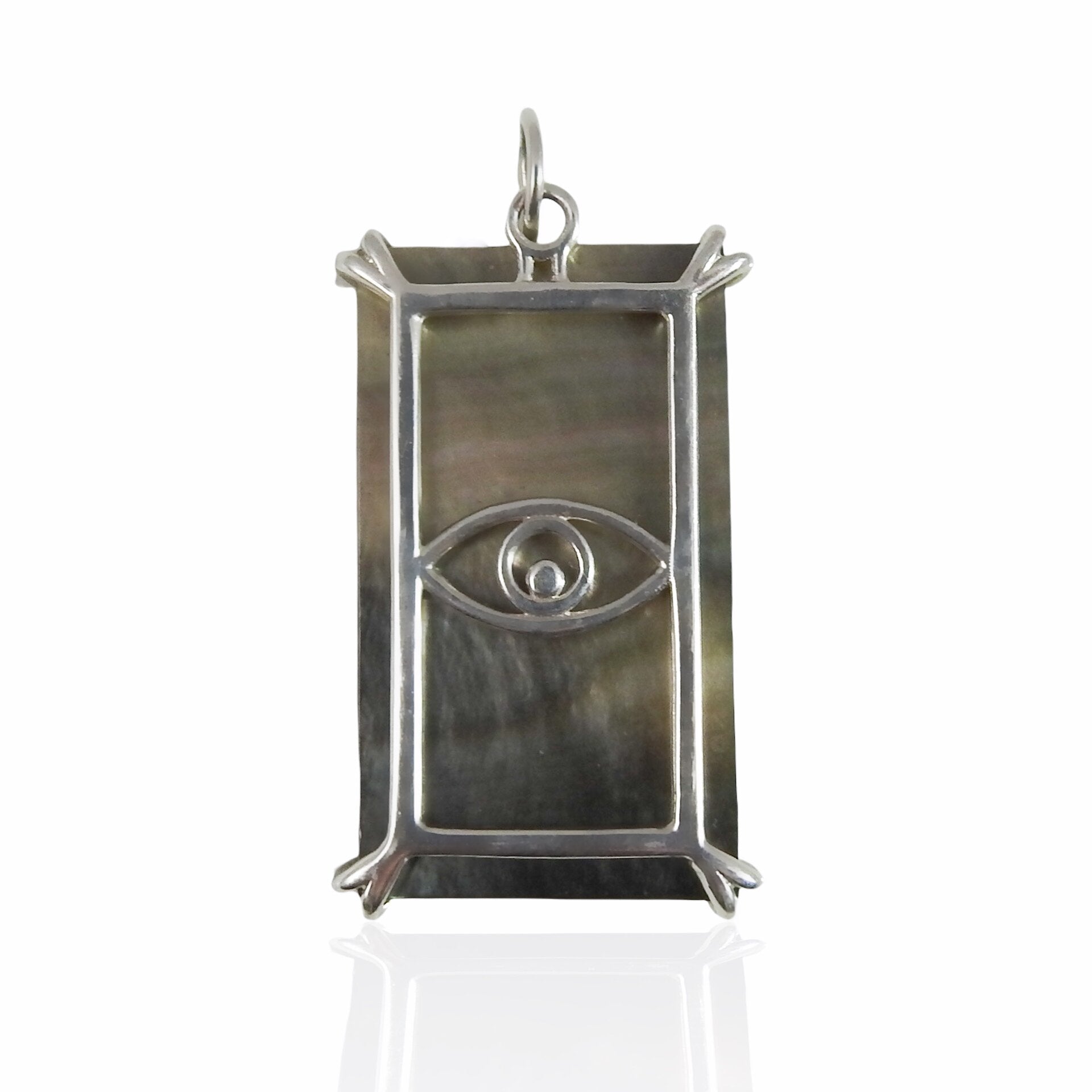 Mother of Pearl Death and Rebirth Tarot Card Charm Charm Maura Green