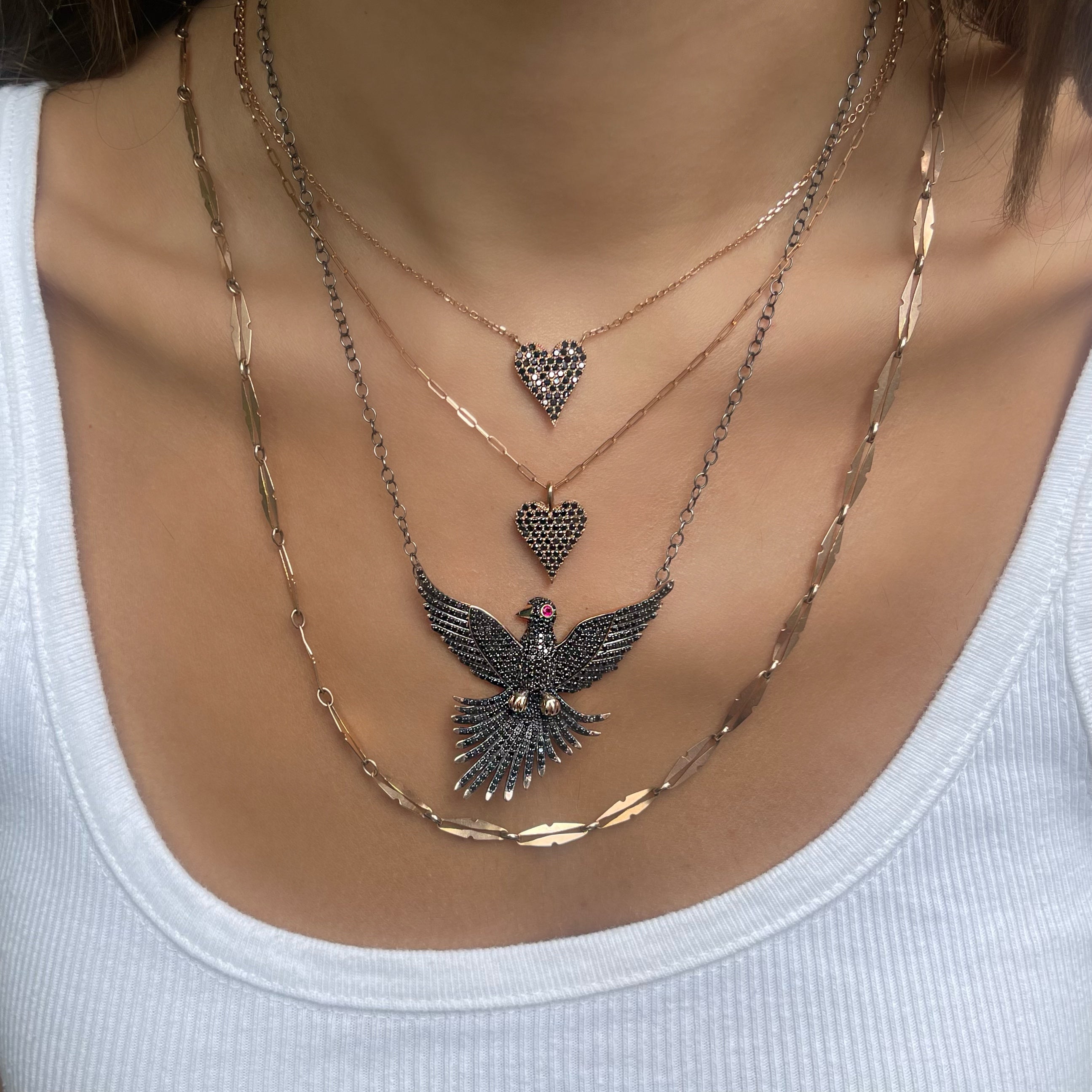 Mr. Big Heart Necklace Pendant Sale