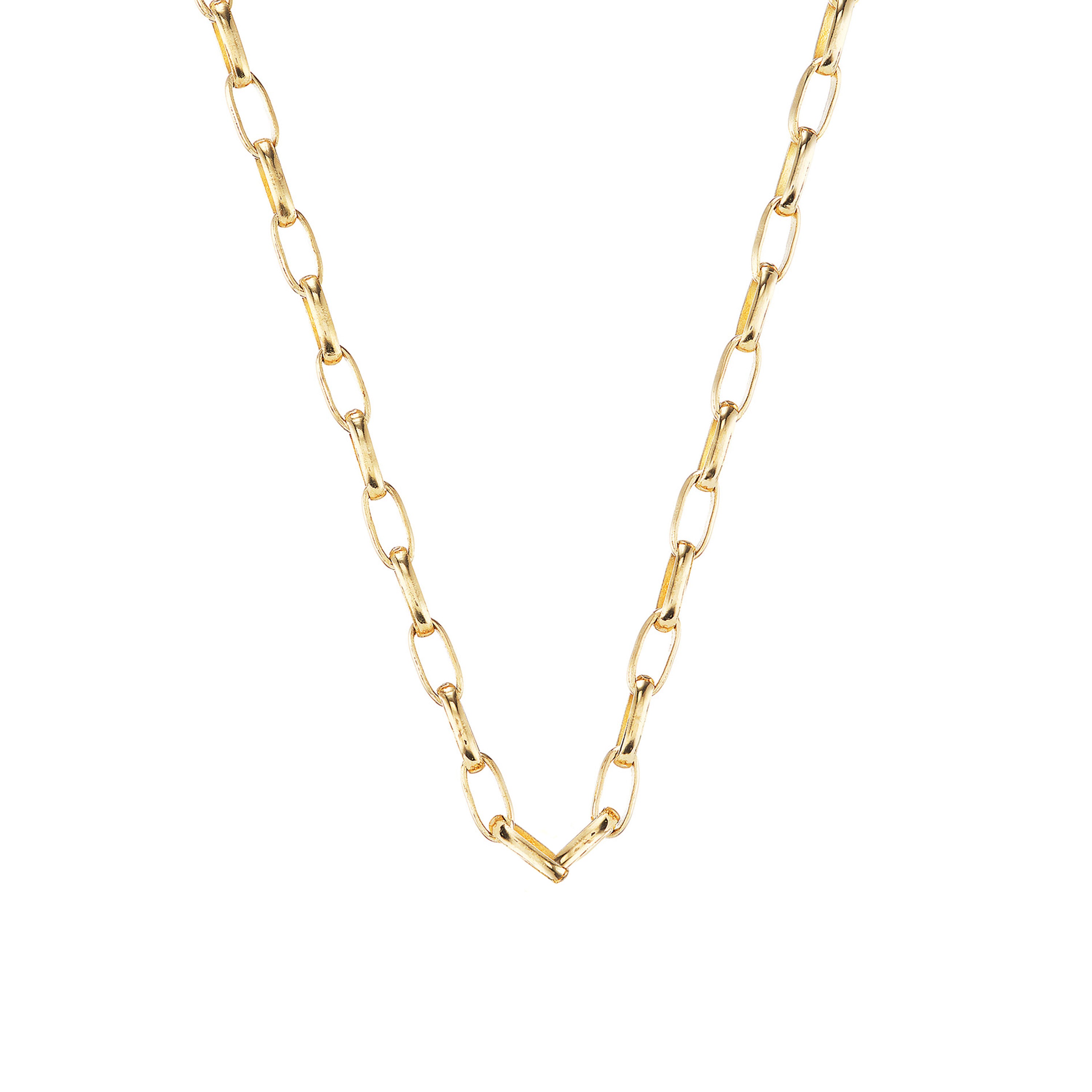 Gold Link Chain Chain Necklace Akaila Reid