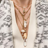 Mother of Pearl Mushroom Charm Charm Maura Green
