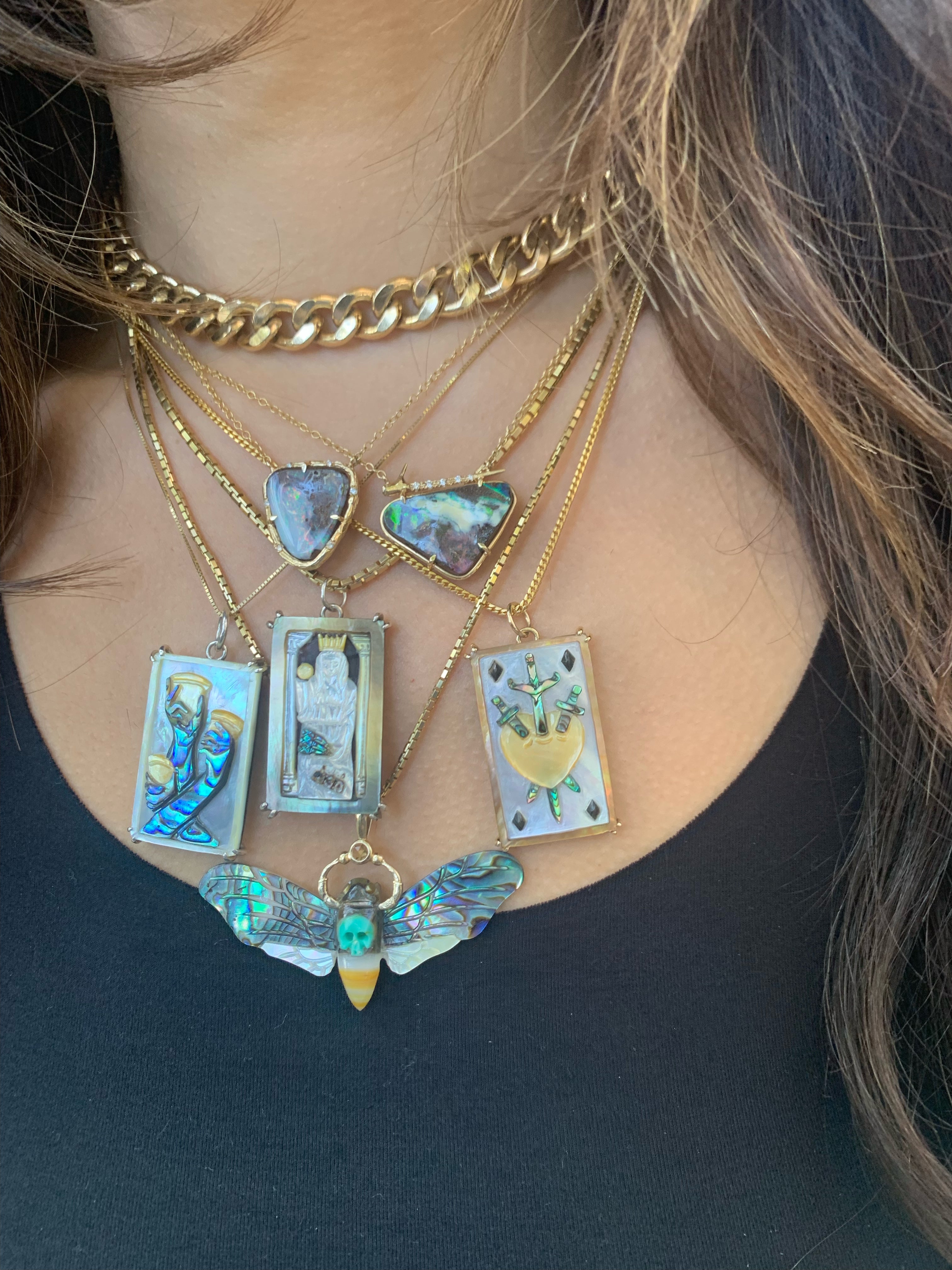 The Empress Tarot Charm, Silver Charm Maura Green
